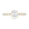 Thumbnail Image 4 of 1.50 CT. T.W. Oval Certified Lab-Grown Diamond Engagement Ring in 14K Gold (F/VS2)