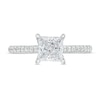 Thumbnail Image 4 of 1.75 CT. T.W. Princess-Cut Certified Lab-Grown Diamond Engagement Ring in 14K White Gold (F/SI2)