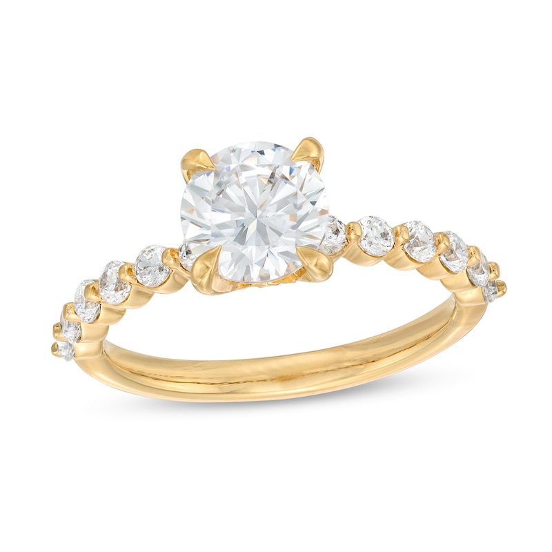 2.00 CT. T.W. Certified Lab-Created Diamond Engagement Ring in 14K Gold (F/SI2)|Peoples Jewellers