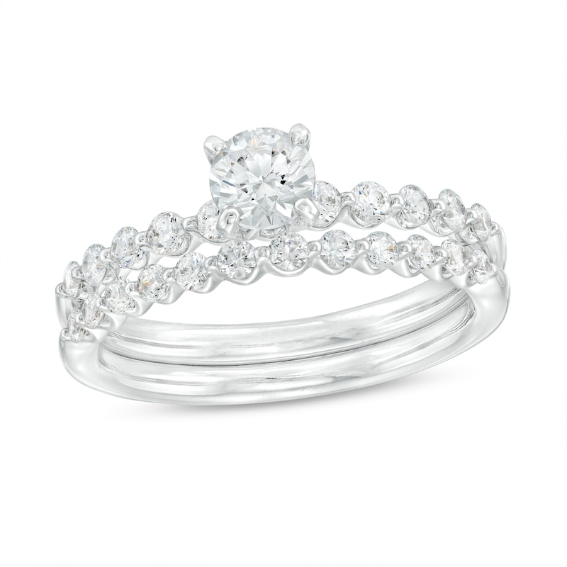 1.00 CT. T.W. Diamond Bridal Set in 14K White Gold (F/SI2)