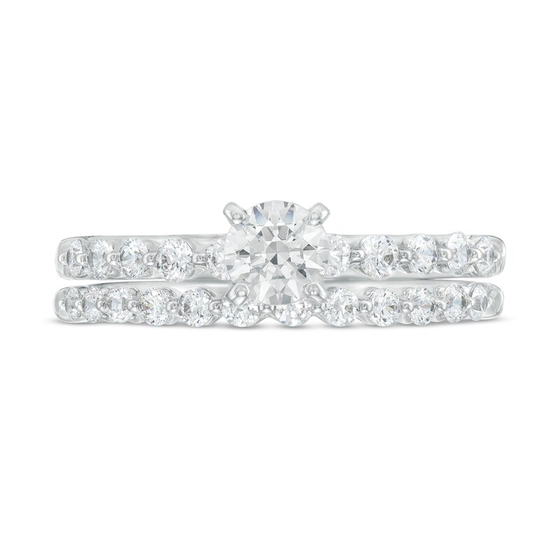1.00 CT. T.W. Diamond Bridal Set in 14K White Gold (F/SI2)