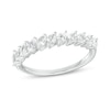 Thumbnail Image 0 of 0.71 CT. T.W. Marquise Diamond Slanted Eleven Stone Anniversary Band in 14K White Gold