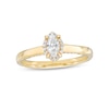 Thumbnail Image 0 of 0.45 CT. T.W. Marquise Diamond Frame Engagement Ring in 14K Gold (I/I1)