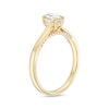 Thumbnail Image 3 of 0.45 CT. T.W. Marquise Diamond Frame Engagement Ring in 14K Gold (I/I1)