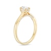 Thumbnail Image 2 of 0.45 CT. T.W. Marquise Diamond Frame Engagement Ring in 14K Gold (I/I1)