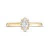 Thumbnail Image 4 of 0.45 CT. T.W. Marquise Diamond Frame Engagement Ring in 14K Gold (I/I1)