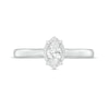 Thumbnail Image 3 of 0.45 CT. T.W. Marquise Diamond Frame Engagement Ring in 14K White Gold (I/I1)