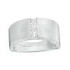 Thumbnail Image 0 of TRUE Lab-Created Diamonds by Vera Wang Love Men's 0.69 CT. T.W. Trio Wedding Band in 14K White Gold (F/VS2)