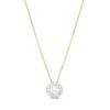 Thumbnail Image 1 of Trouvaille Collection 0.50 CT. T.W. DeBeers®-Graded Diamond Frame Pendant in 14K Gold (F/I1)