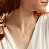 Thumbnail Image 2 of Trouvaille Collection 0.50 CT. T.W. DeBeers®-Graded Diamond Frame Pendant in 14K Gold (F/I1)
