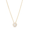 Thumbnail Image 1 of 0.25 CT. T.W. Diamond Frame Pendant in 10K Gold