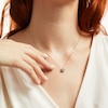 Thumbnail Image 2 of Trouvaille Collection 0.33 CT. T.W. DeBeers®-Graded Diamond Frame Pendant in 14K Gold (F/I1)