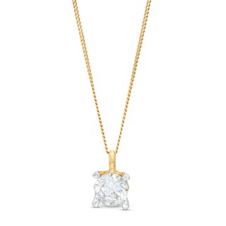 Trouvaille Collection 1.00 CT. T.W. DeBeers®-Graded Diamond Solitaire Pendant in 14K Gold (F/I1)