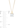 Trouvaille Collection 1.00 CT. T.W. DeBeers®-Graded Diamond Solitaire Pendant in 14K Gold (F/I1)