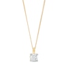 Thumbnail Image 1 of Trouvaille Collection 0.50 CT. DeBeers®-Graded Diamond Solitaire Pendant in 14K Gold (F/I1)