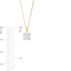 Thumbnail Image 4 of Trouvaille Collection 0.50 CT. DeBeers®-Graded Diamond Solitaire Pendant in 14K Gold (F/I1)