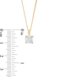 Trouvaille Collection CT. DeBeers®-Graded Diamond Solitaire Pendant in 14K Gold (F/I1
