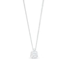 Thumbnail Image 0 of 0.20 CT. Certified Canadian Diamond Solitaire Pendant in 14K White Gold (I/I2)