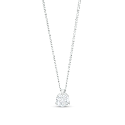 CT. Certified Canadian Diamond Solitaire Pendant in 14K Gold (I/I2