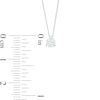 Thumbnail Image 3 of 0.20 CT. Certified Canadian Diamond Solitaire Pendant in 14K White Gold (I/I2)