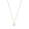 Thumbnail Image 1 of Trouvaille Collection 0.30 CT. DeBeers®-Graded Diamond Solitaire Pendant in 14K Gold (F/I1)