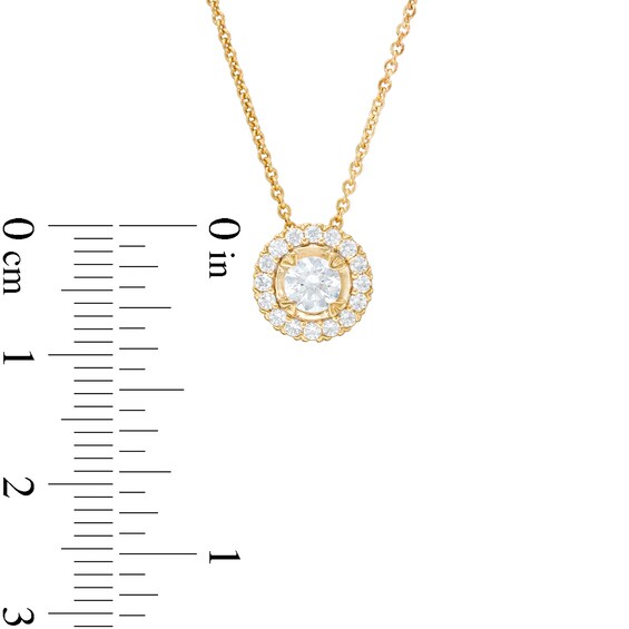 CT. T.W. Diamond Frame Pendant in 10K Gold