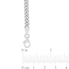 Thumbnail Image 3 of 4.4mm Curb Chain Anklet in Sterling Silver - 9"