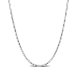 2.0mm Herringbone Chain Necklace in Sterling Silver