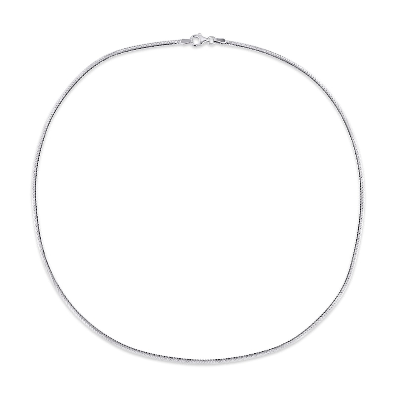 2.0mm Herringbone Chain Necklace in Sterling Silver