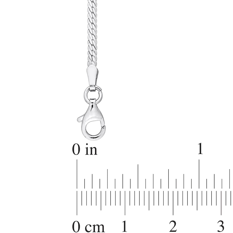 Main Image 4 of 2.0mm Herringbone Chain Necklace in Sterling Silver