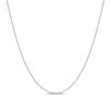 1.0mm Bead Chain Necklace in Sterling Silver