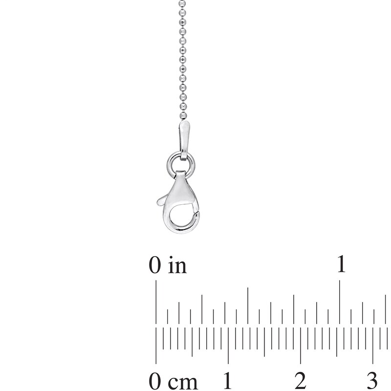 1.0mm Bead Chain Necklace in Sterling Silver