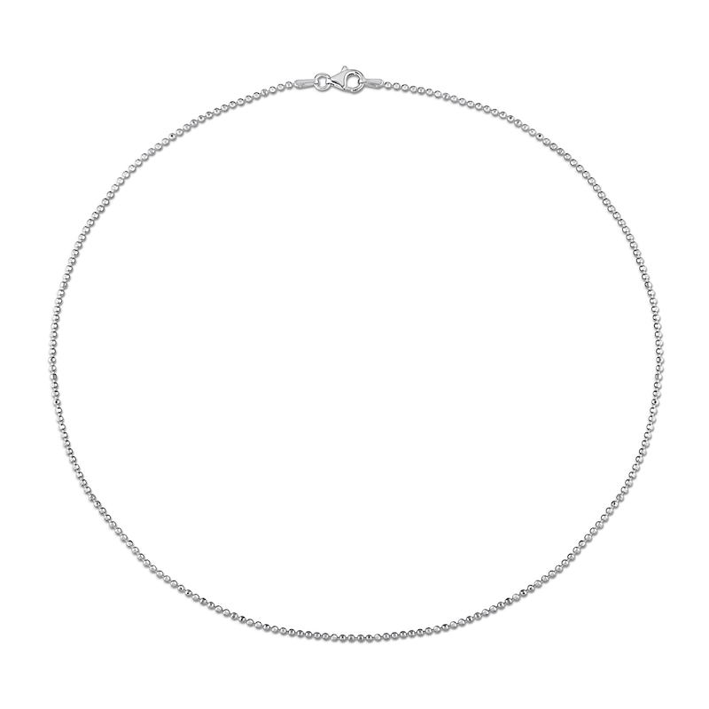 1.5mm Bead Chain Necklace in Sterling Silver - 16