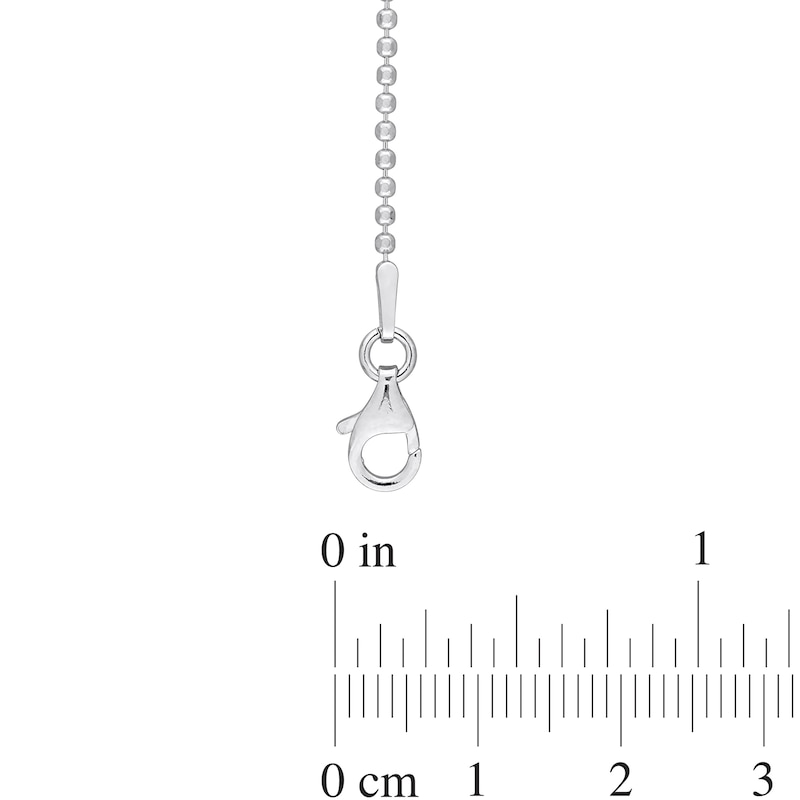 1.5mm Bead Chain Necklace in Sterling Silver - 16"