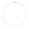 Thumbnail Image 3 of 1.0mm Bead Chain Necklace in Sterling Silver - 16"