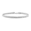 Thumbnail Image 1 of 4.0mm Foxtail Chain Anklet in Sterling Silver - 9"