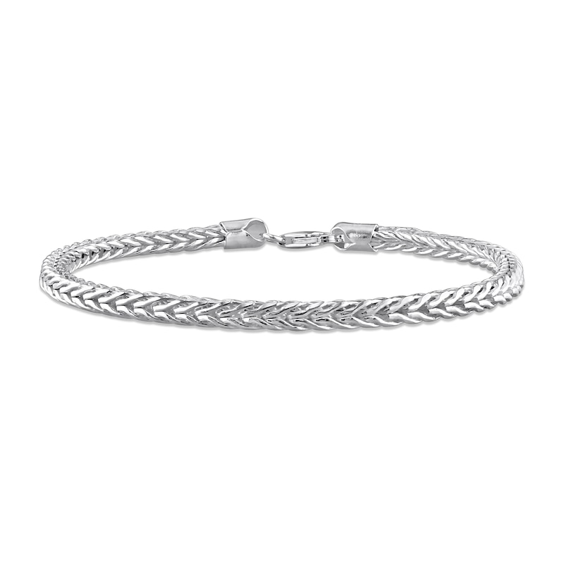 4.0mm Foxtail Chain Anklet in Sterling Silver - 9"|Peoples Jewellers