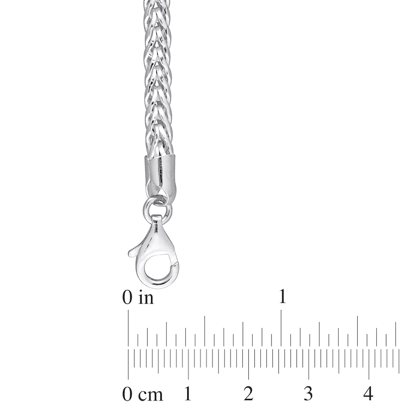 Main Image 3 of 4.0mm Foxtail Chain Anklet in Sterling Silver - 9"