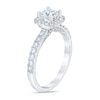 Thumbnail Image 1 of Royal Asscher® 1.25 CT. T.W. Diamond Frame Engagement Ring in 14K White Gold