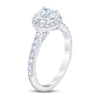 Thumbnail Image 1 of Royal Asscher® 1.25 CT. T.W. Diamond Frame Engagement Ring in 14K White Gold