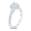 Thumbnail Image 2 of Royal Asscher® 1.25 CT. T.W. Diamond Frame Engagement Ring in 14K White Gold