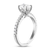 Thumbnail Image 1 of Royal Asscher® 1.29 CT. T.W. Oval Diamond Engagement Ring in 14K White Gold