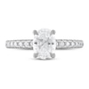 Thumbnail Image 2 of Royal Asscher® 1.32 CT. T.W. Oval Diamond Engagement Ring in 14K White Gold