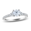 Thumbnail Image 0 of Royal Asscher® 1.00 CT. T.W. Diamond Tri-Sides Engagement Ring in 14K White Gold