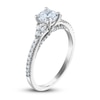 Thumbnail Image 1 of Royal Asscher® 1.00 CT. T.W. Diamond Tri-Sides Engagement Ring in 14K White Gold