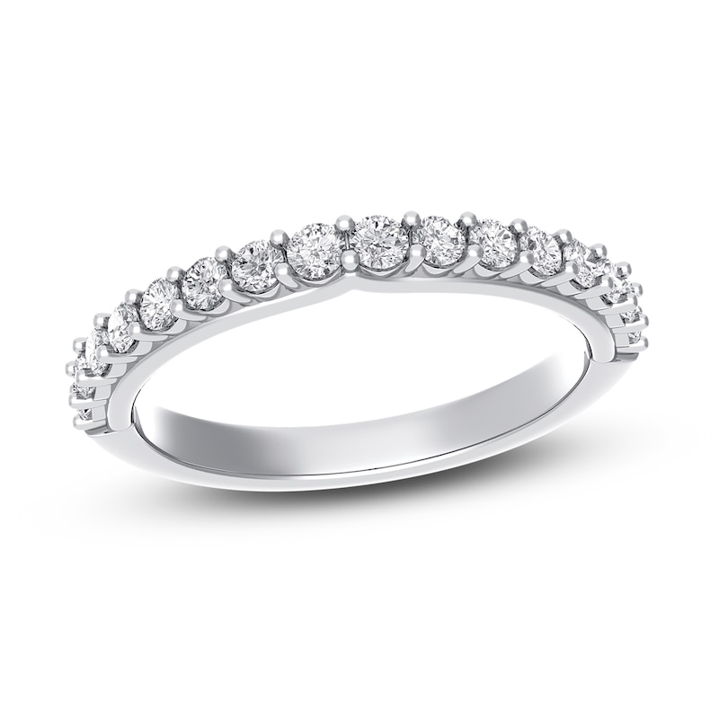 Royal Asscher® CT. T.W. Diamond Anniversary Band in 14K White Gold