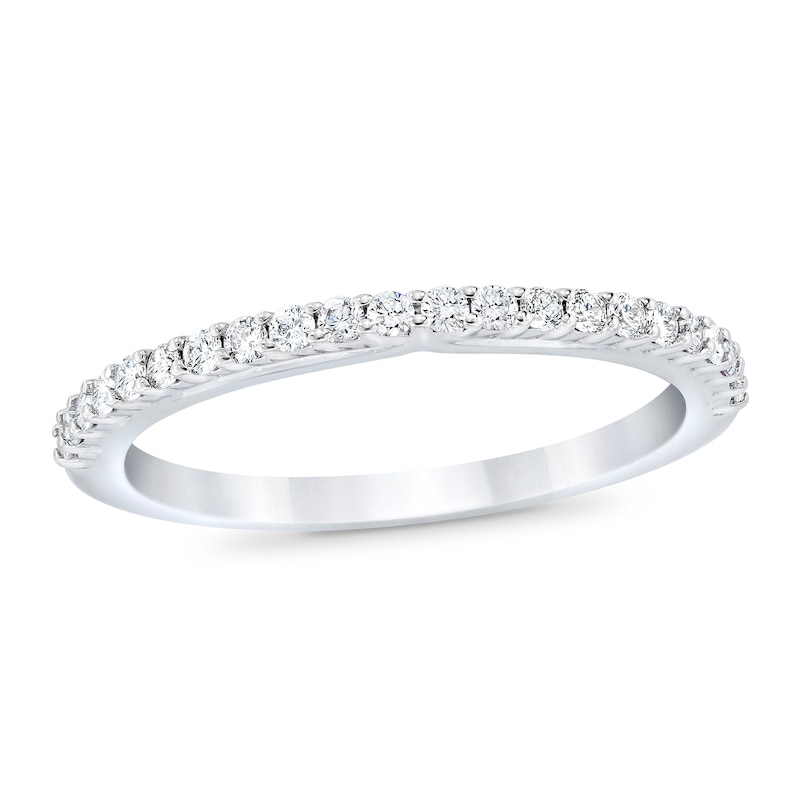 Main Image 1 of Royal Asscher® 0.25 CT. T.W. Diamond Anniversary Band in 14K White Gold
