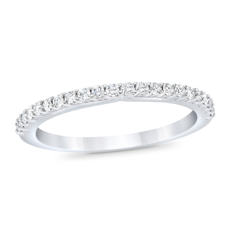 Royal Asscher® 0.25 CT. T.W. Diamond Anniversary Band in 14K White Gold