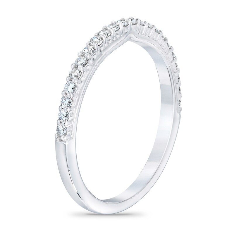 Main Image 2 of Royal Asscher® 0.25 CT. T.W. Diamond Anniversary Band in 14K White Gold