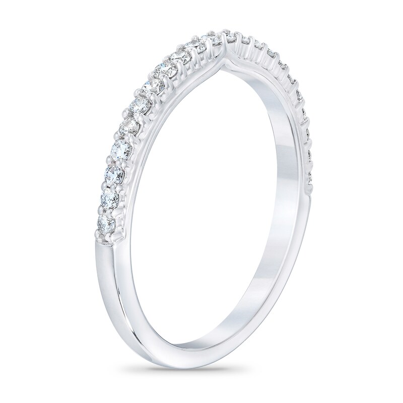 Royal Asscher® 0.25 CT. T.W. Diamond Anniversary Band in 14K White Gold